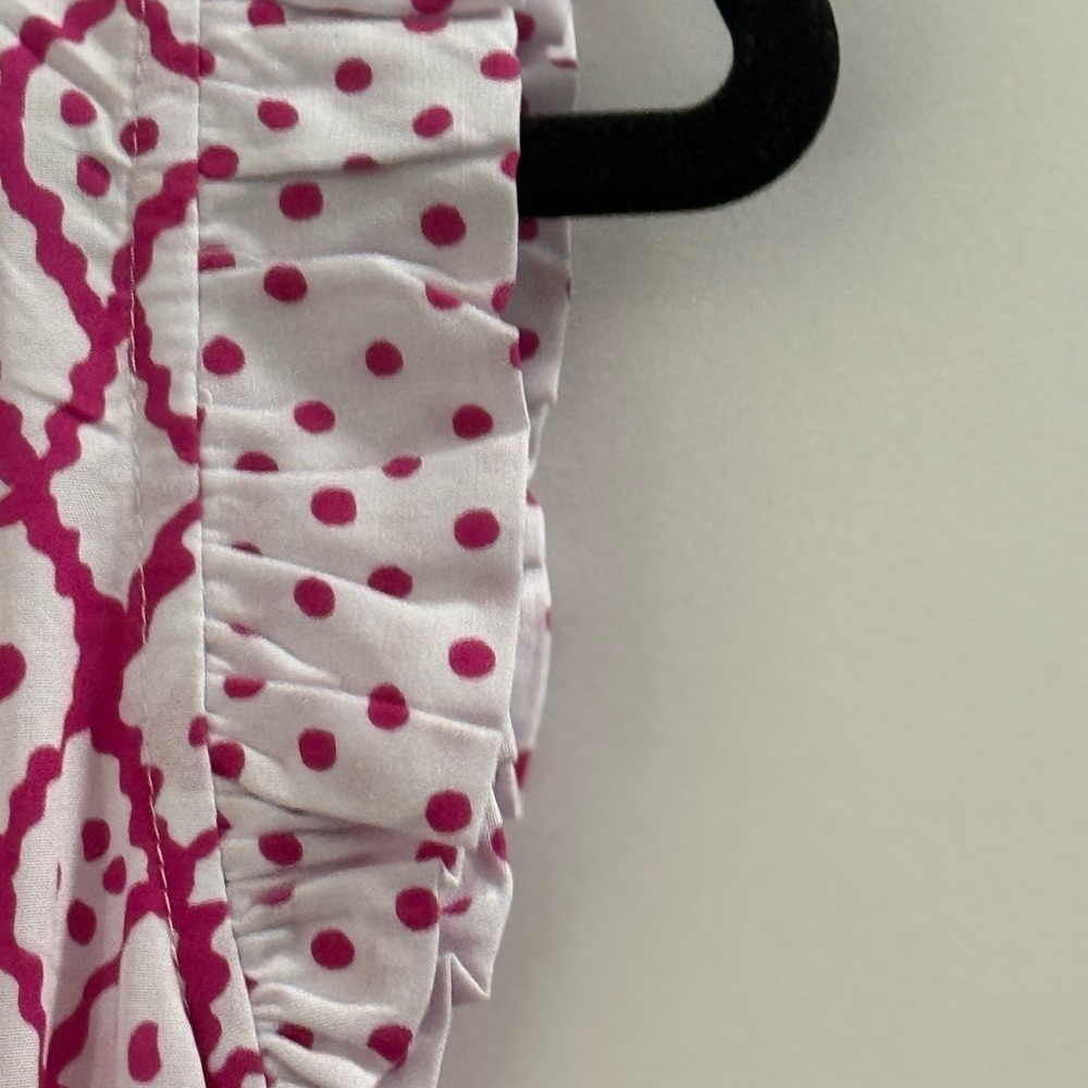 Anna Ocean Pink and White Sleeveless Dress w/ pockets sz s - Picture 4 of 5
